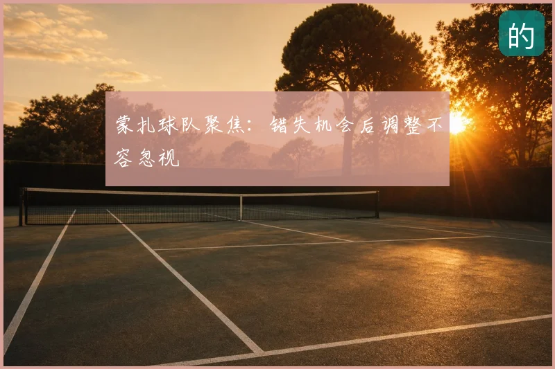 蒙扎球队聚焦:错失机会后调整不容忽视